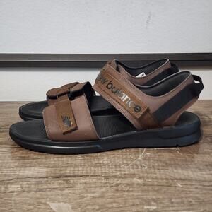New Balance 250 Adjustable Adrift Men’s Sandals Shoes Size 15 4E Wide Brown